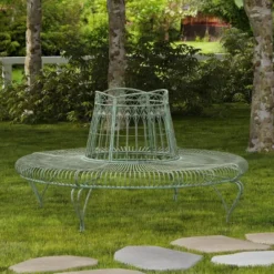Ally Darling Tree Bench - Outdoor - Safavieh