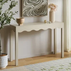 Lilith Wave 43" Console - CNS5743A - Beige - Safavieh