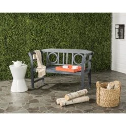 Moorpark 2 Seat Bench - Outdoor - Safavieh