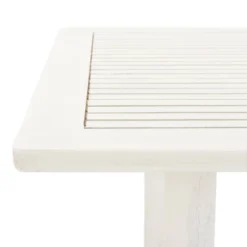 Pate 3pc Bistro Set - White/Navy - Safavieh -Heaco GUEST 06067c66 dc48 4c68 a3d3 15418365cf11