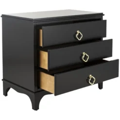 Hannon 3 Drawer Nightstand - FOX6306 - Safavieh Couture -Heaco GUEST 06f3949e 17d7 4e2d 8ff2 a9b17b8738b3