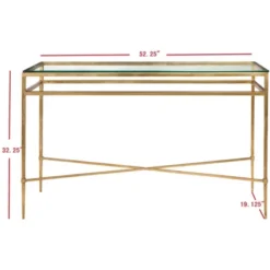 Baumgarten Console Table - AMH8305A - Gold - Safavieh Couture 15 Baumgarten Console Table - AMH8305A - Gold - Safavieh Couture -Heaco GUEST 08098e7c eef2 47b4 ab3e cff5b7f67bce