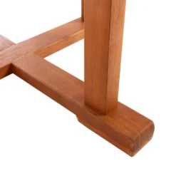 Pate 3pc Bistro Set - Natural/Navy - Safavieh -Heaco GUEST 082fa773 25fc 4e83 8ac3 a71faf6d2597