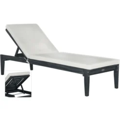 Del Mar Sunlounger - Outdoor - PAT6730 -Safavieh -Heaco GUEST 0f8648db a4f6 44a6 881c 09a31b5e6433