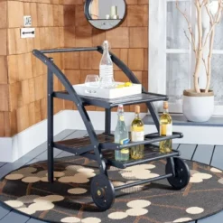 Lodi Outdoor Tea Cart - Safavieh
