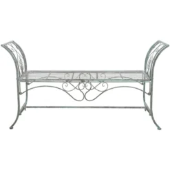 Adina Bench - Outdoor - Safavieh -Heaco GUEST 118146ef 0696 4822 8c9b e43e9fe98a72