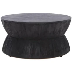 Alecto Round Coffee Table - Safavieh -Heaco GUEST 13db5543 32ef 4c27 9bcf 727694c2cd1c