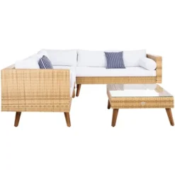 Analon Sectional Set - Indoor/Outdoor - PAT7716 - Safavieh -Heaco GUEST 17198cd9 6b38 477d 8e03 c126e0cbdf26