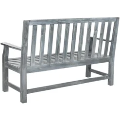 Indaka Bench - Outdoor - Safavieh -Heaco GUEST 177d443f 98a2 4425 aed1 e4a4b6c5a23d