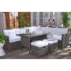 Miki 6Pc Corner Set - Indoor/Outdoor - PAT7708 - Safavieh -Heaco GUEST 1897a11c b23b 4fa3 94fb 28145b465784