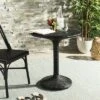 Bilson Bistro Table - Indoor/Outdoor - PAT4017 - Black - Safavieh
