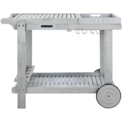 Orland Outdoor Tea Trolley - Safavieh -Heaco GUEST 1b07de4c 12c2 408c 871b 1285081044f6
