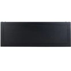 Dinesh Console With Storage Shelf - Black/Dark Walnut - Safavieh -Heaco GUEST 1d1925b5 806e 40d1 afe7 c1c7462a8d8f