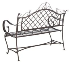 Abner Wrought Iron 45.75 Inch W Outdoor Garden Bench - Safavieh 16 Abner Wrought Iron 45.75 Inch W Outdoor Garden Bench - Safavieh -Heaco GUEST 1d7c83c0 d199 4d06 967a ddc2e5ff3b23
