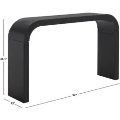 Liasonya Curved Console Table - CNS6604 -Safavieh -Heaco GUEST 1e5a008d 0815 4824 bddd 44e166c46d27