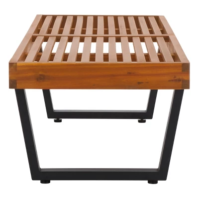 Heather 60" Bench - Outdoor - Safavieh 6 Heather 60" Bench - Outdoor - Safavieh - Image 4