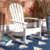 Brizio Adirondack Rocking Chair - White - Safavieh -Heaco GUEST 20b2b684 a3fd 487d 83bc 05afab387192