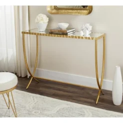 Princess Console Table - FOX6256A - Gold - Safavieh Couture