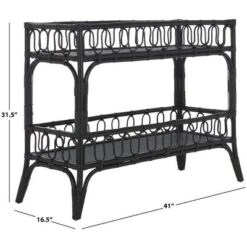 Isaiah 2-Teir Rattan Console Table - STG6509 - Safavieh 18 Isaiah 2-Teir Rattan Console Table - STG6509 - Safavieh -Heaco GUEST 21e93590 5c8b 4d5f a553 5150043af8e5