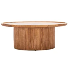 Flyte Oval Coffee Table - Natural - Safavieh -Heaco GUEST 245e973f d096 4082 88af 9c77c8018d4d