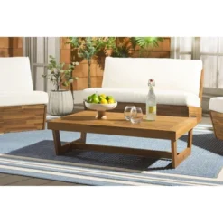 Dune Coffee Table - Indoor/Outdoor - PAT7330 - Natural - Safavieh
