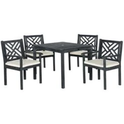 Bradbury 5 Pc Dining Set - Outdoor - PAT6720 - Safavieh -Heaco GUEST 282400bb a52d 402d 9e3a 7fa320c40c1a