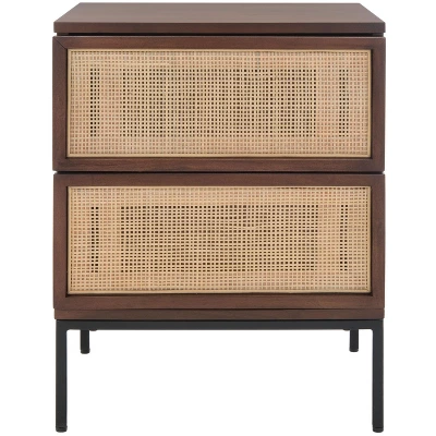 Zadie 2 Drawer Rattan Nightstand - NST5007 - Safavieh 17 Zadie 2 Drawer Rattan Nightstand - NST5007 - Safavieh - Image 15