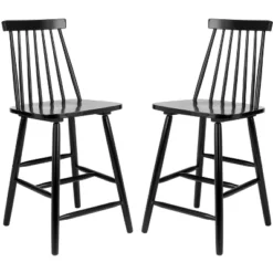 Beaufort Counter Stool (Set Of 2) - Safavieh -Heaco GUEST 29a784e8 2dc7 4b2f afe6 8337eb21f6b8