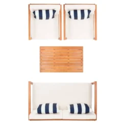 Montez 4pc Living Set With Accent Pillows - Natural/Beige/Navy - Safavieh 14 Montez 4pc Living Set With Accent Pillows - Natural/Beige/Navy - Safavieh -Heaco GUEST 2a054fb7 1329 41cd 899e 4ea8f142768c