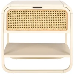 Yunis 1 Drawer 1 Open Shelf Nightstand - NST9205 - Safavieh -Heaco GUEST 2b4bdeb7 7317 4318 80e4 ab1aebbca22e