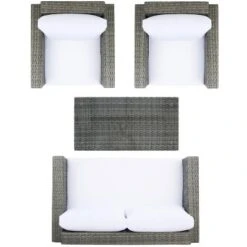 Machie 4Pc Living Set - Indoor/Outdoor - PAT7508 - Safavieh 19 Machie 4Pc Living Set - Indoor/Outdoor - PAT7508 - Safavieh -Heaco GUEST 2bad74cb 1fe1 454a b850 73b4b190e189