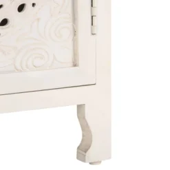Regius 2 Shelf 1 Door Nightstand - NST5305 - White Washed - Safavieh -Heaco GUEST 2db268e1 eae4 4d53 8891 582a76bdef4b