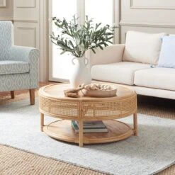 Arvid Coffee Table - Natural - Safavieh