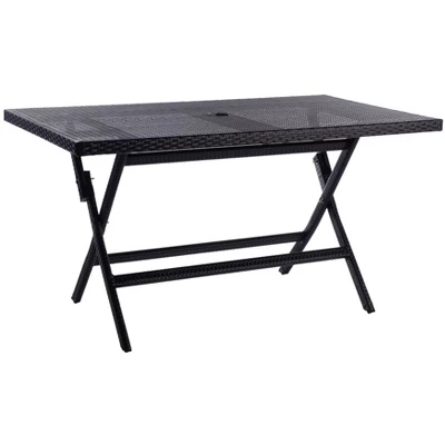Akita Folding Table - Indoor/Outdoor - PAT7503 - Safavieh 6 Akita Folding Table - Indoor/Outdoor - PAT7503 - Safavieh - Image 4