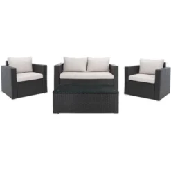 Machie 4Pc Living Set - Indoor/Outdoor - PAT7508 - Safavieh 27 Machie 4Pc Living Set - Indoor/Outdoor - PAT7508 - Safavieh -Heaco GUEST 35b3f45b 7e5f 430d 8826 26ae6e3ff5de