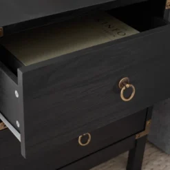 Galio 2 Drawer Nightstand - NST9600 - Safavieh -Heaco GUEST 369e9edc 7af7 47e3 bfab a05e92a39a04