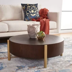 Diangela Round Coffee Table - Safavieh