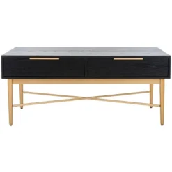 Pierre 2 Drawer Coffee Table - Safavieh -Heaco GUEST 381507bb a4f1 4063 8655 4bc229f5b865