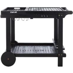 Orland Outdoor Tea Trolley - Safavieh -Heaco GUEST 3939397f 29f2 44a8 b11c f490d9a8dfe3