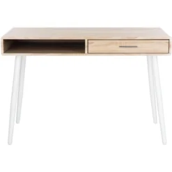 Jorja 1 Drawer 1 Shelf Desk - Safavieh -Heaco GUEST 394cad48 a8f0 4312 b4a8 9dbc39f6fe28