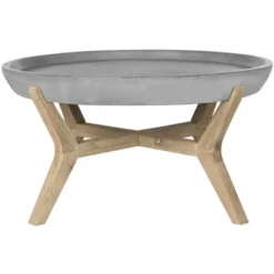 Wynn Coffee Table - Indoor/Outdoor - VNN1013 - Dark Grey - Safavieh -Heaco GUEST 3977f05b f99a 4cf7 8e38 1b3d45ee9e1f
