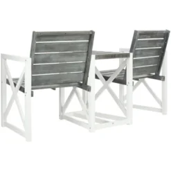 Jouana 2 Seat Bench - Outdoor - Safavieh -Heaco GUEST 3c6d4141 3cd0 4555 8473 26e9d8d4b9a2