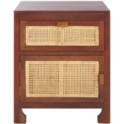 Dave 1 Drawer 1 Door Nightstand - NST4003 - Safavieh -Heaco GUEST 3c787a2f c6f2 48c0 ae8e 286ac586b612