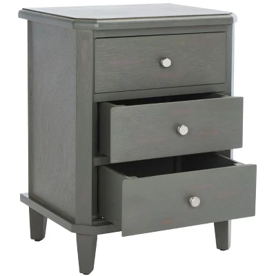 Joe Nightstand Withstorage Drawers - AMH6629 - Safavieh Couture 6 Joe Nightstand Withstorage Drawers - AMH6629 - Safavieh Couture - Image 4