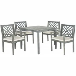 Bradbury 5 Pc Dining Set - Outdoor - PAT6720 - Safavieh -Heaco GUEST 3eb25f66 29cb 4659 859f 66994ac93655