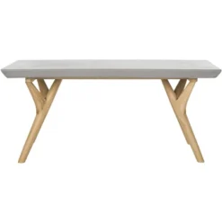 Pacey Coffee Table - Indoor/Outdoor - VNN1018 - Dark Grey - Safavieh -Heaco GUEST 410ebe48 e950 4c91 a3c7 dd126a30be27
