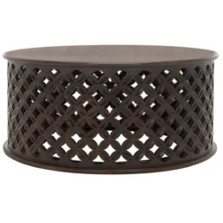 Kaydix Round Coffee Table - Safavieh -Heaco GUEST 4134a96e 5c1d 4a36 8308 9d08f88bf604