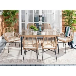 Beson 7Pc Dining Set - Outdoor - PAT9010 - Safavieh