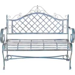 Abner Wrought Iron 45.75 Inch W Outdoor Garden Bench - Safavieh 21 Abner Wrought Iron 45.75 Inch W Outdoor Garden Bench - Safavieh -Heaco GUEST 4447b028 1eb2 40ba 9b0b c244fc4e5b09