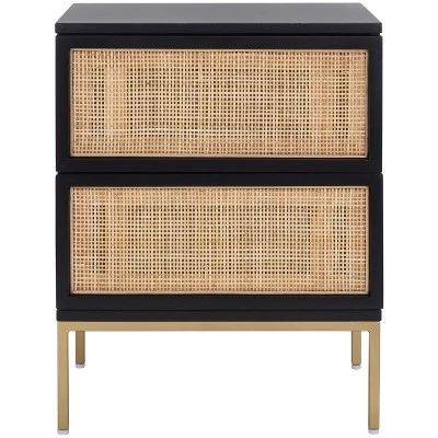 Zadie 2 Drawer Rattan Nightstand - NST5007 - Safavieh 14 Zadie 2 Drawer Rattan Nightstand - NST5007 - Safavieh - Image 12